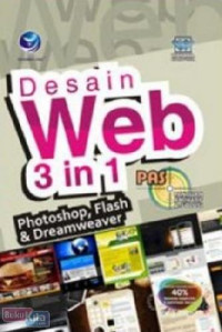 Image of Desain Web 3 in 1 pas Photoshop, Flash dan Dreamweaver