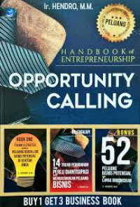 Image of Handbook Of Entrepreneurship: Opportunity Calling