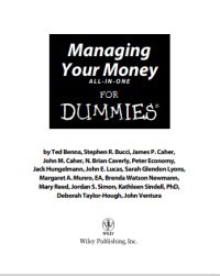 Image of Managing Your Money All-In-One for Dummies by Consumer Dummies
