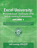 Microsoft Excel Training for CPAs and Accounting Professionals
